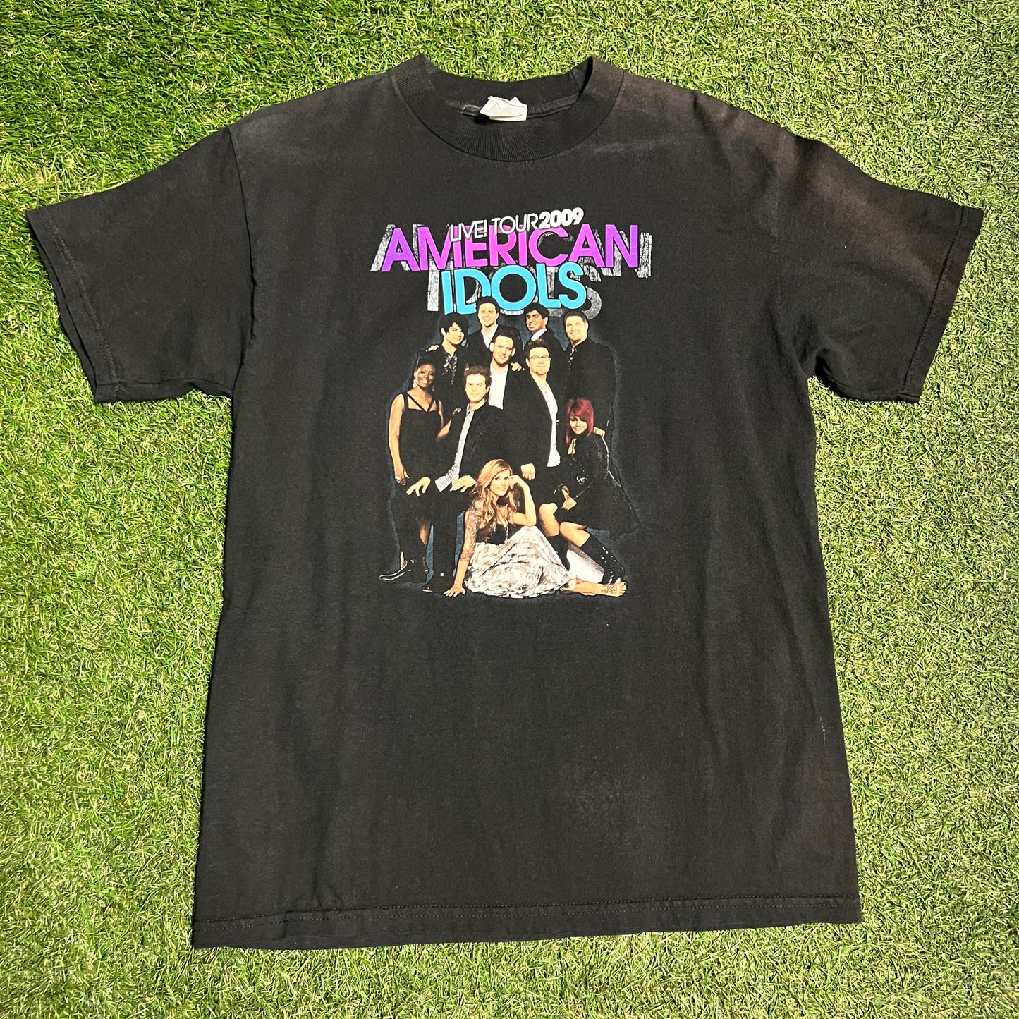 American Idol live 2009 Tee Size Medium USED v4154