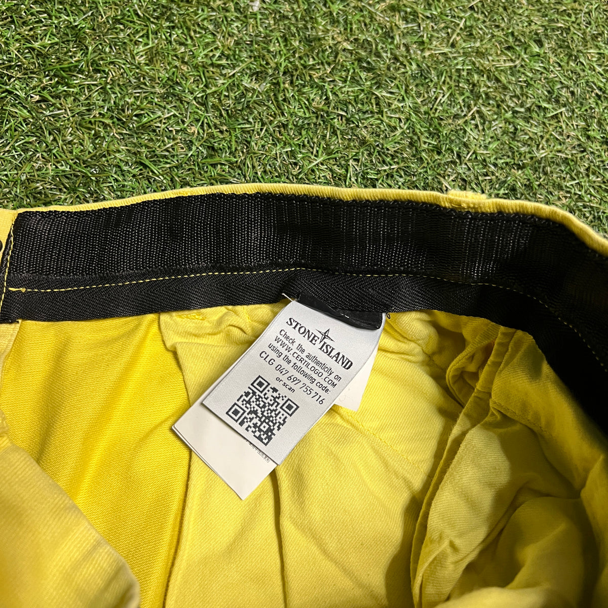 Stone Island Yellow Zipper Pants Size 30 USED x1199