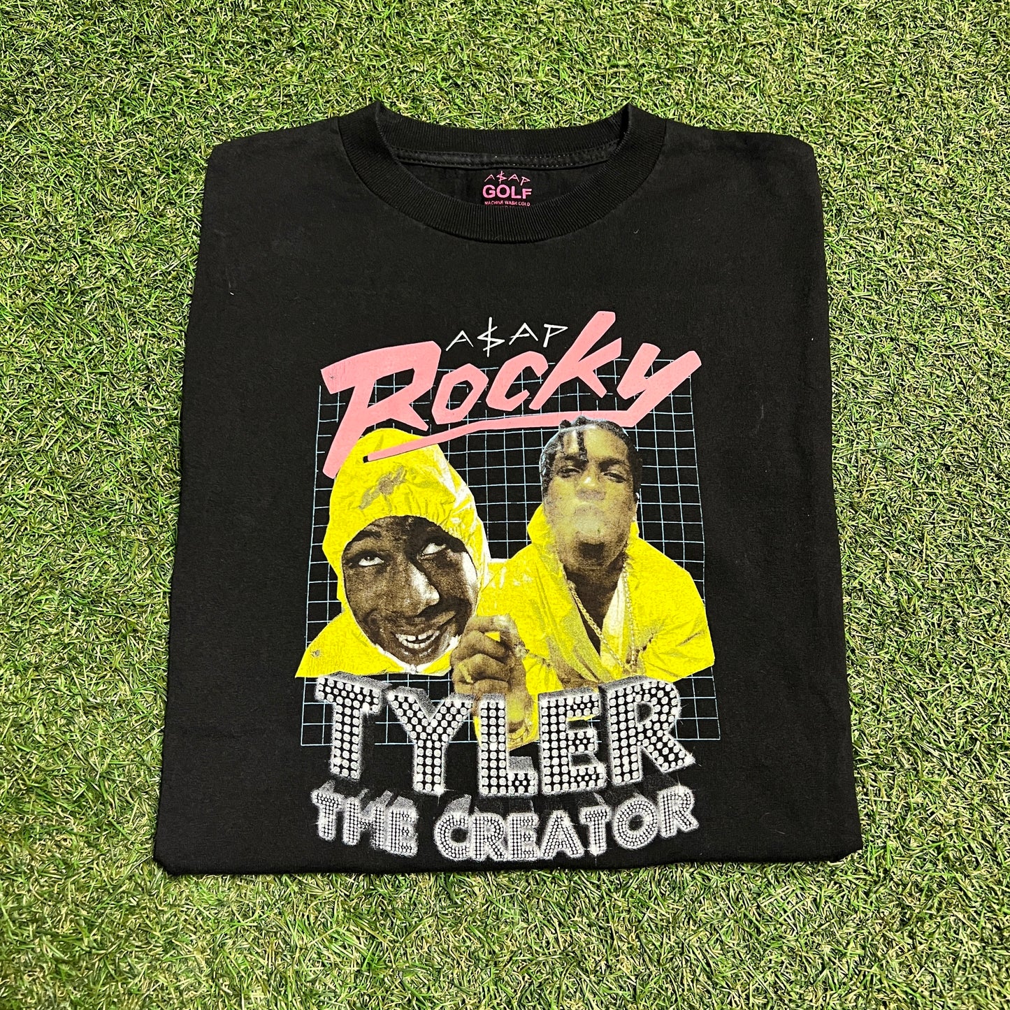 ASAP Rocky x Tyler 2015 Tour Black Tee Size Medium USED x2462