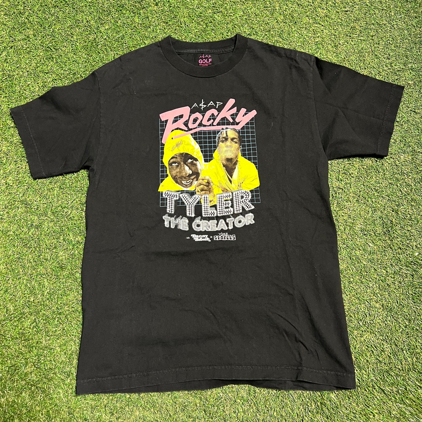 ASAP Rocky x Tyler 2015 Tour Black Tee Size Medium USED x2462