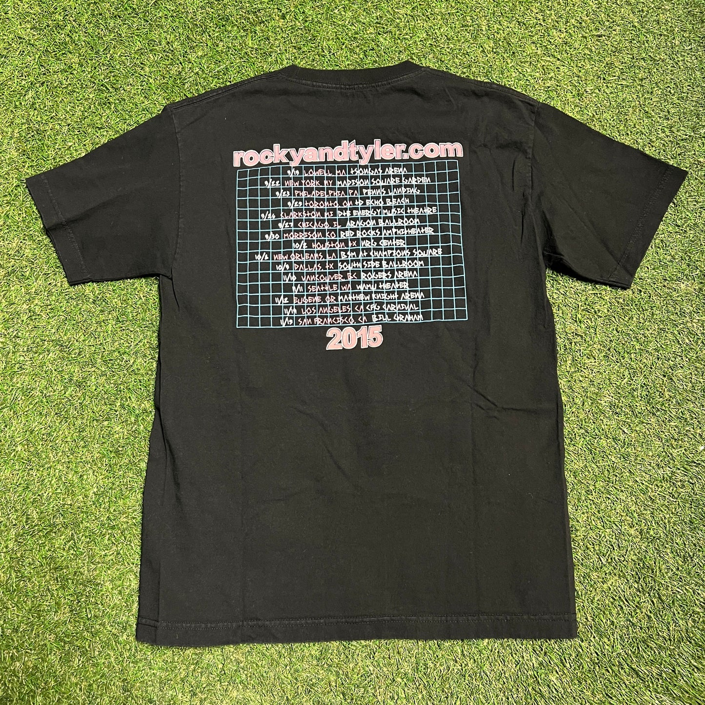 ASAP Rocky x Tyler 2015 Tour Black Tee Size Medium USED x2462