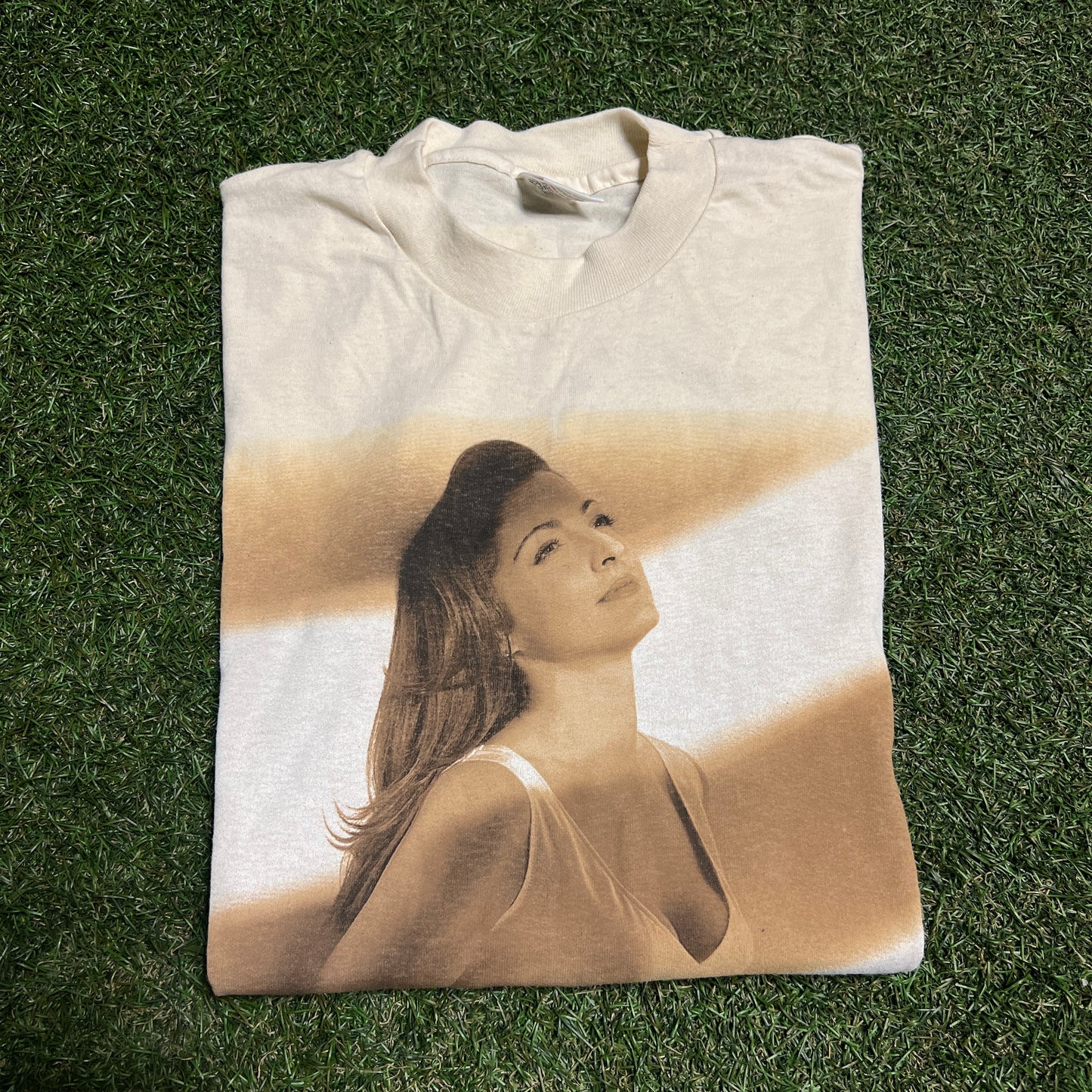1996 Gloria Estefan Evoluton Tour 96 White Tee Size Large USED v14943