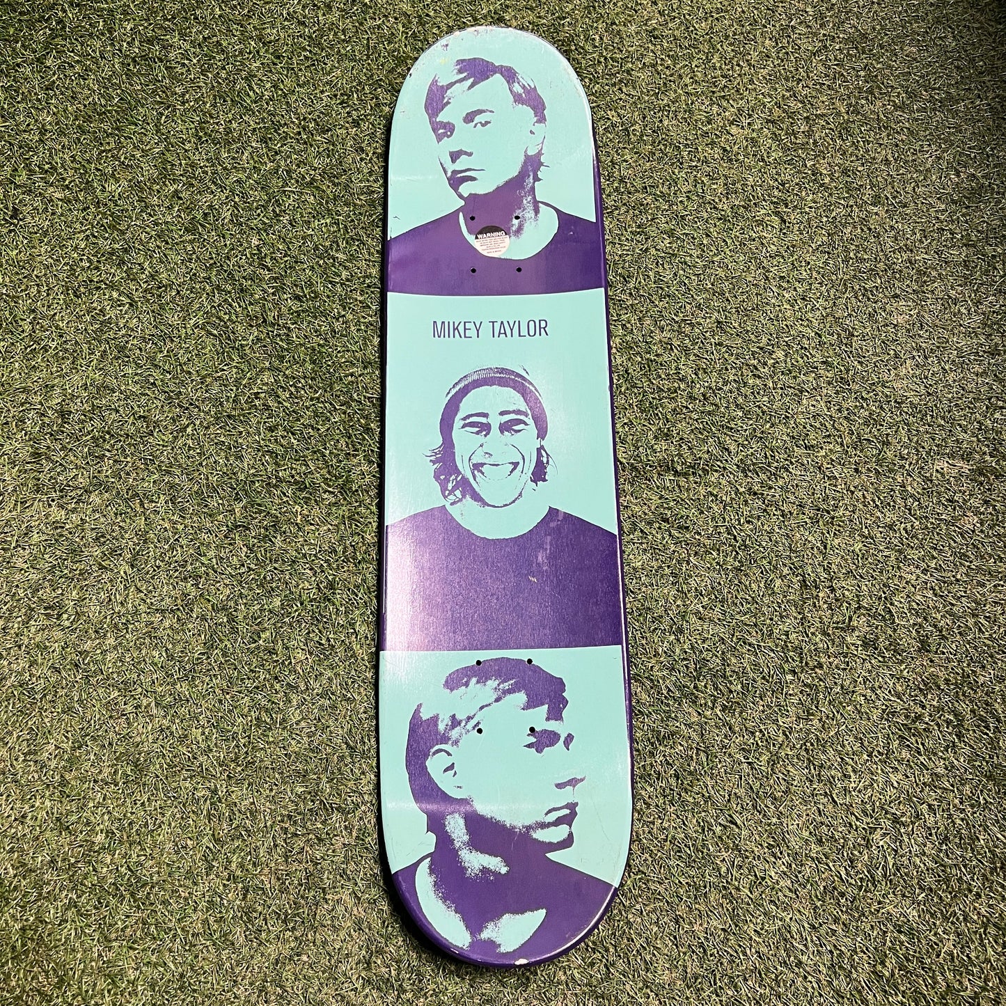 Alien Workshop Andy Warhol Campbell Soup Skateboard Used x8510