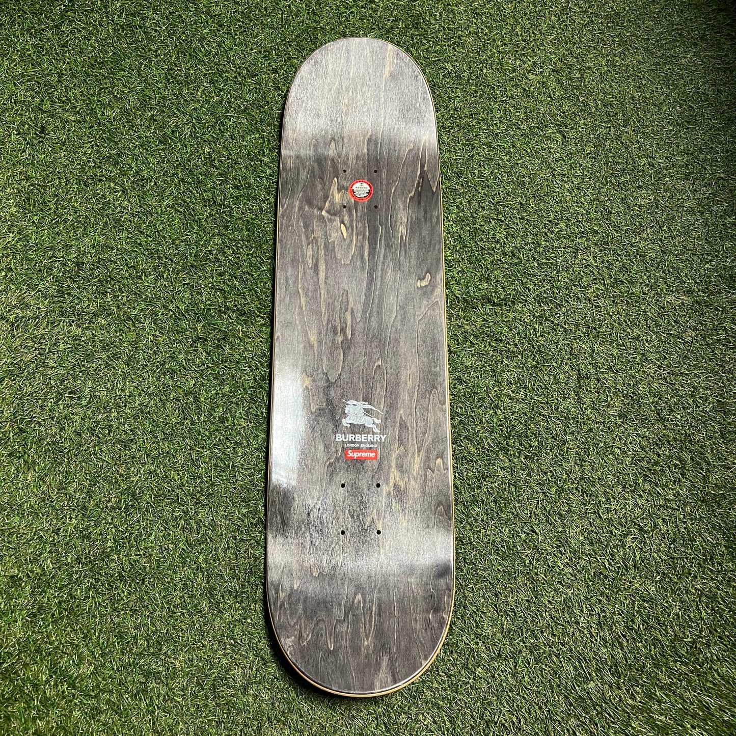 Supreme Burberry Skateboard Deck Beige USED x12025
