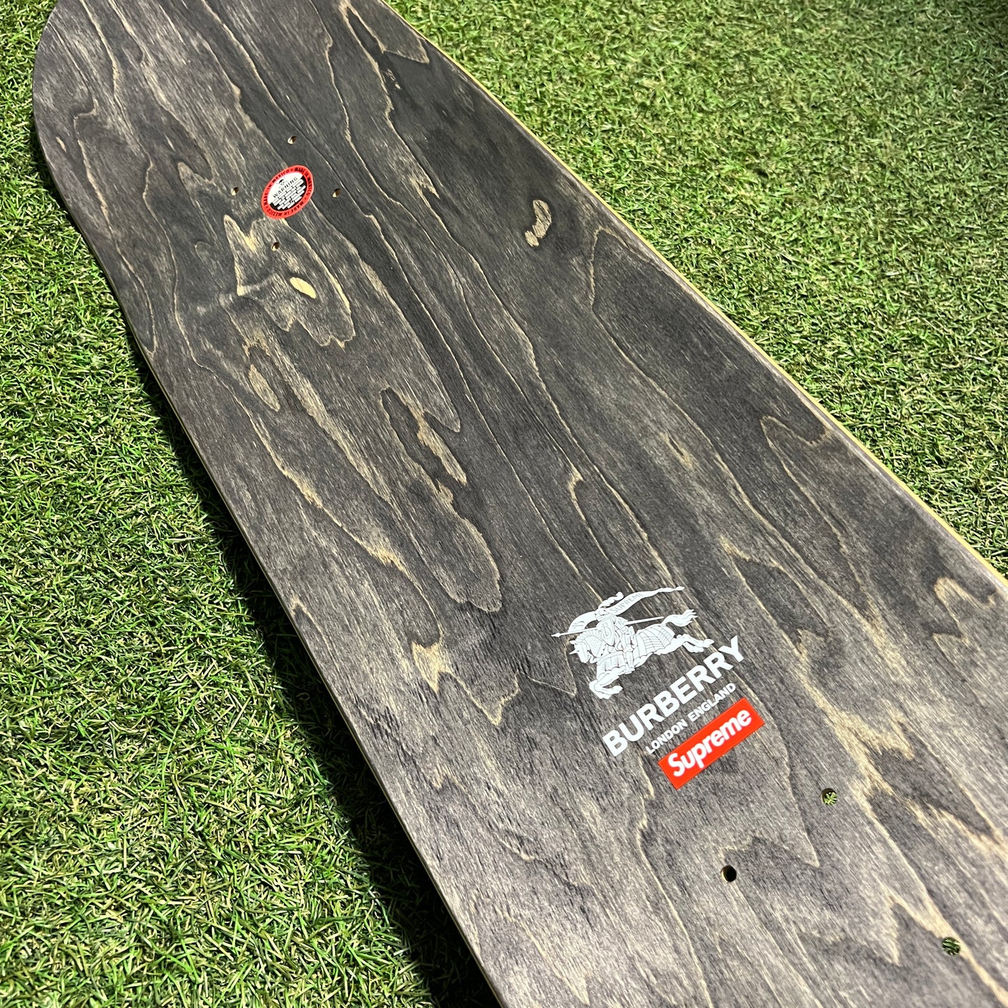 Supreme Burberry Skateboard Deck Beige USED x12025