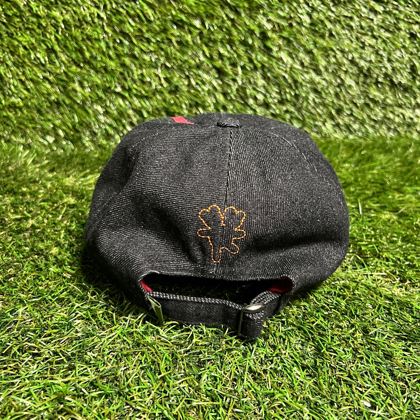 Heaven By Marc Jacobs F*ck Denim Black Hat Size One Size USED v15949