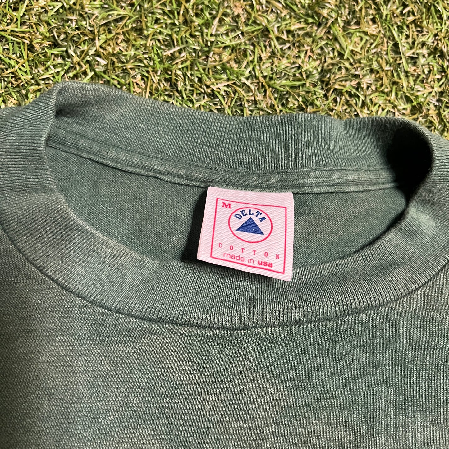 1990s Minnesota Moose Green Tee Size Medium USED v15958