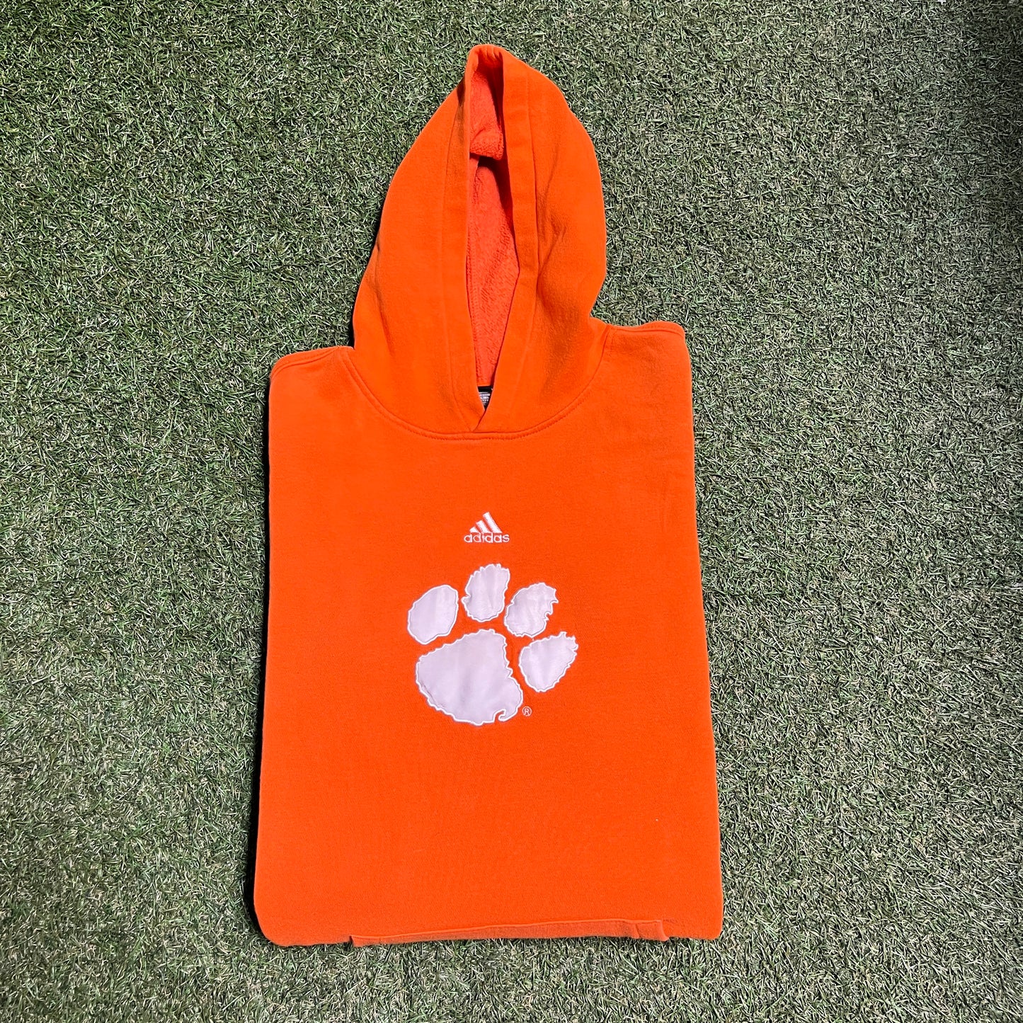 Adidas Clemson Tigers Orange Hoodie Size XL USED v15001