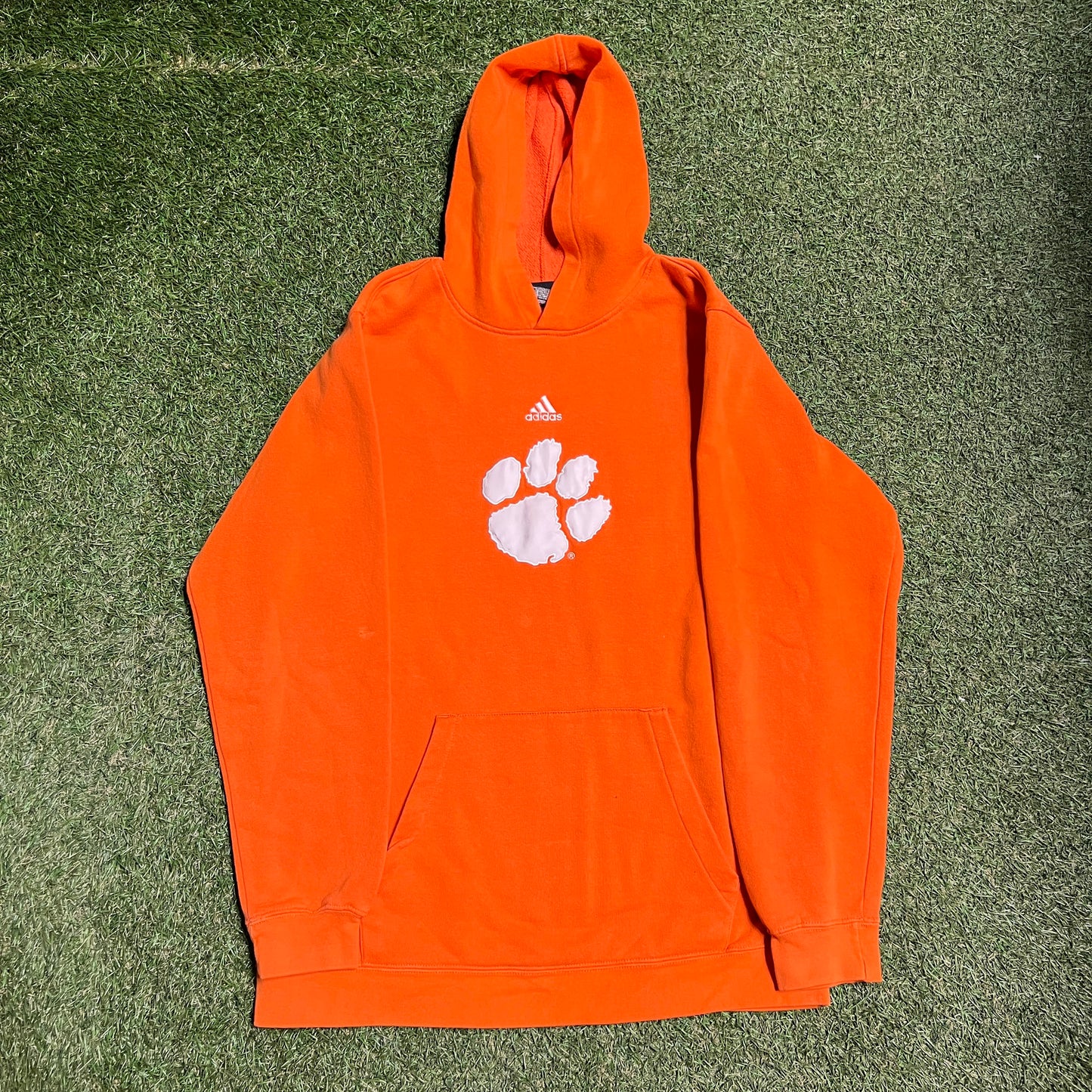 Adidas Clemson Tigers Orange Hoodie Size XL USED v15001