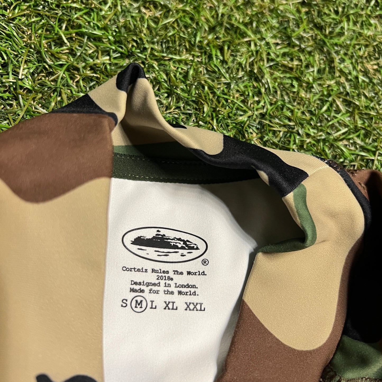 Corteiz Camo Longsleeve Shirt Size Medium USED x13400