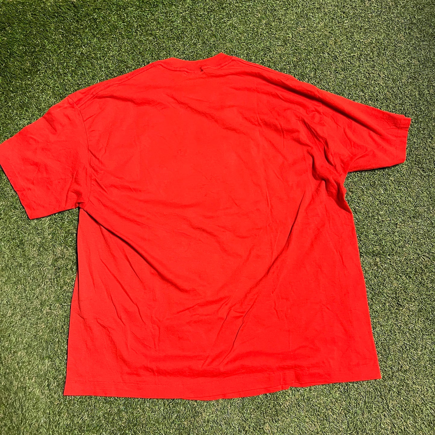 1991 Chicago Bulls Eastern Conference Champions Red Tee Size XXL USED v14980