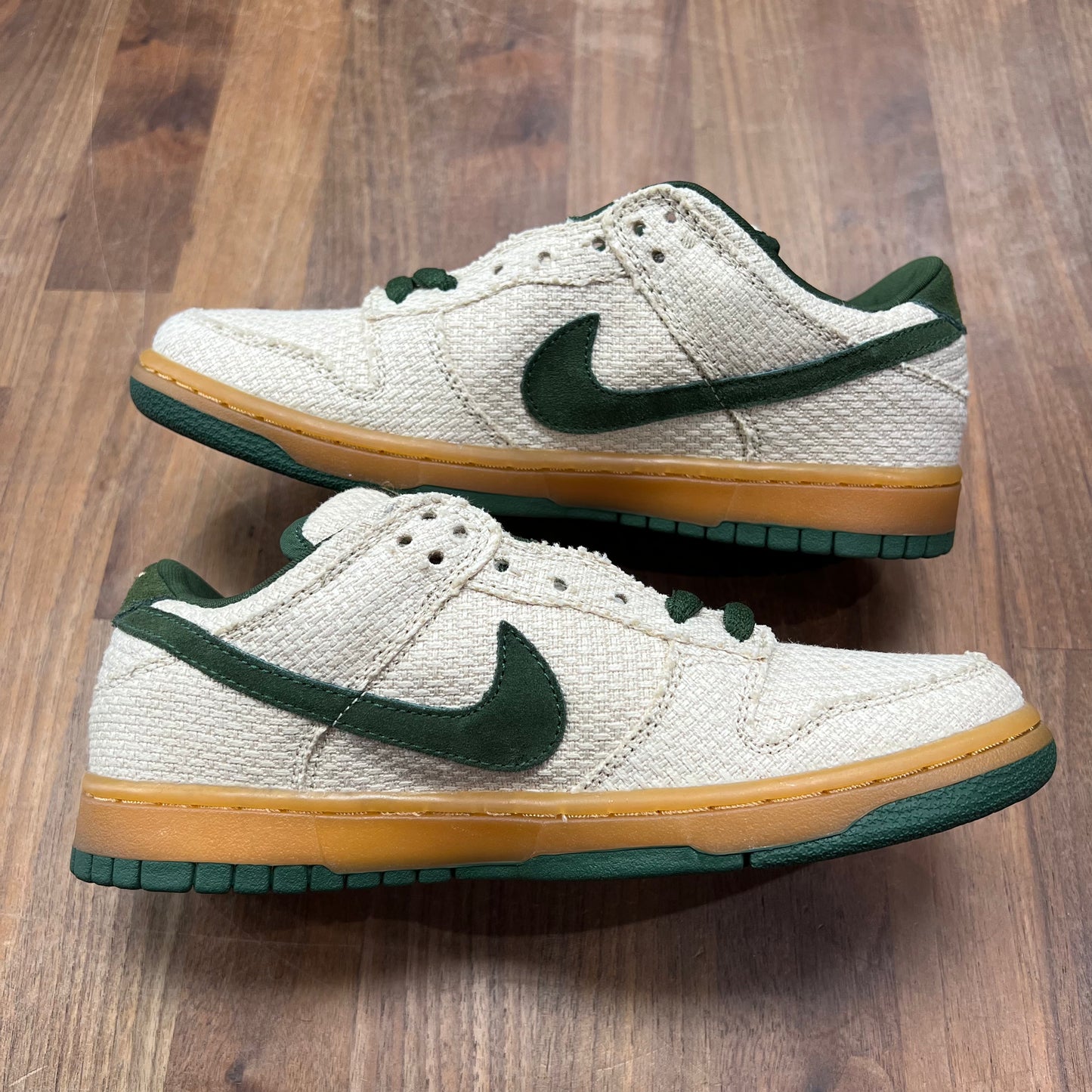 Nike SB Dunk Low Bonsai Green Hemp 2004 Size 7 NEW s4518