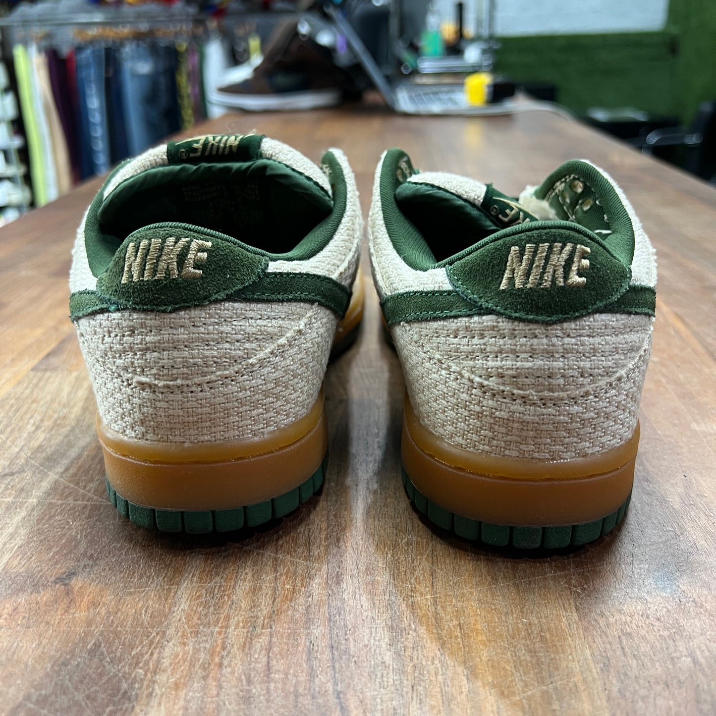 Nike SB Dunk Low Bonsai Green Hemp 2004 Size 7 NEW s4518