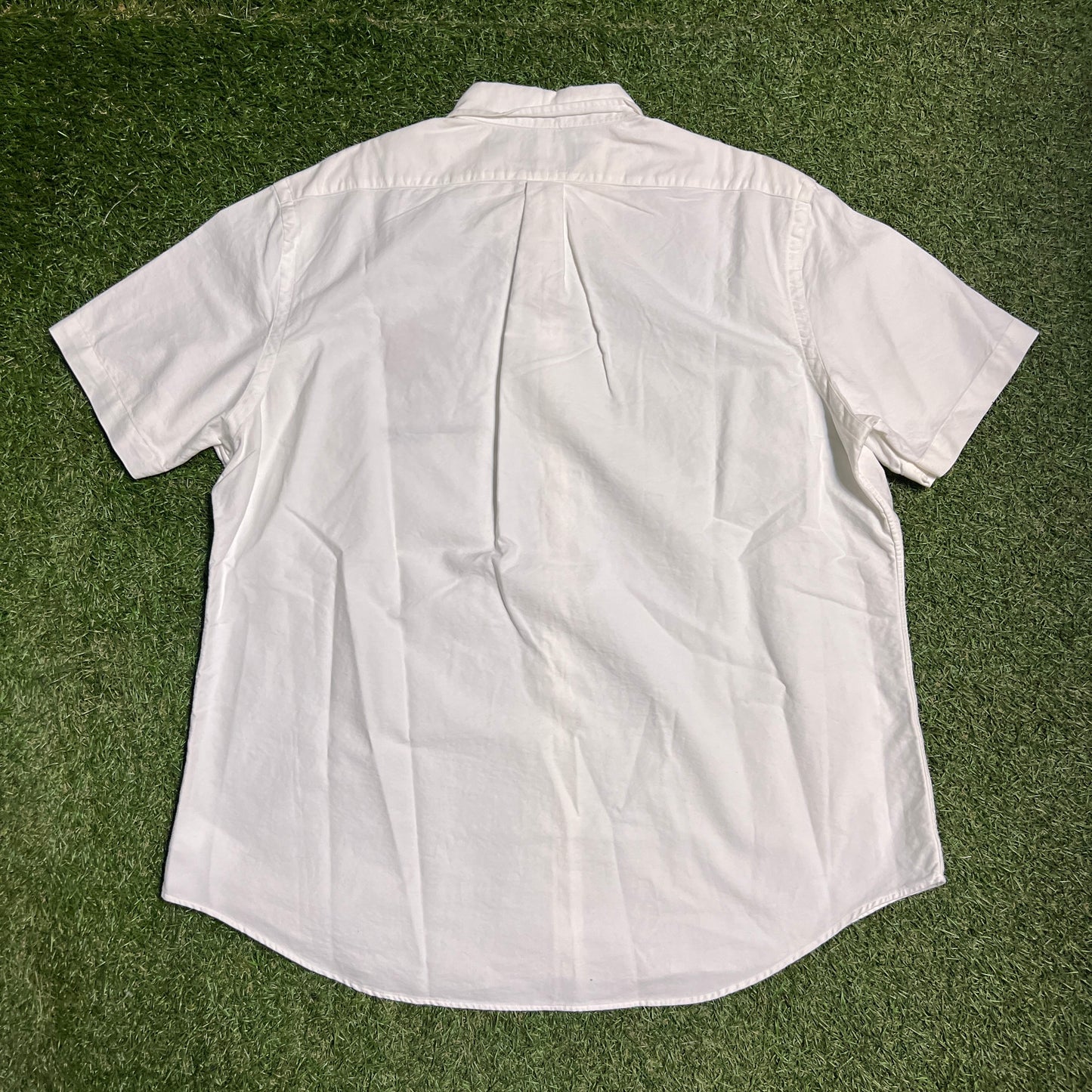 Ralph Lauren Polo Bear White Button Up Size XL USED v14120