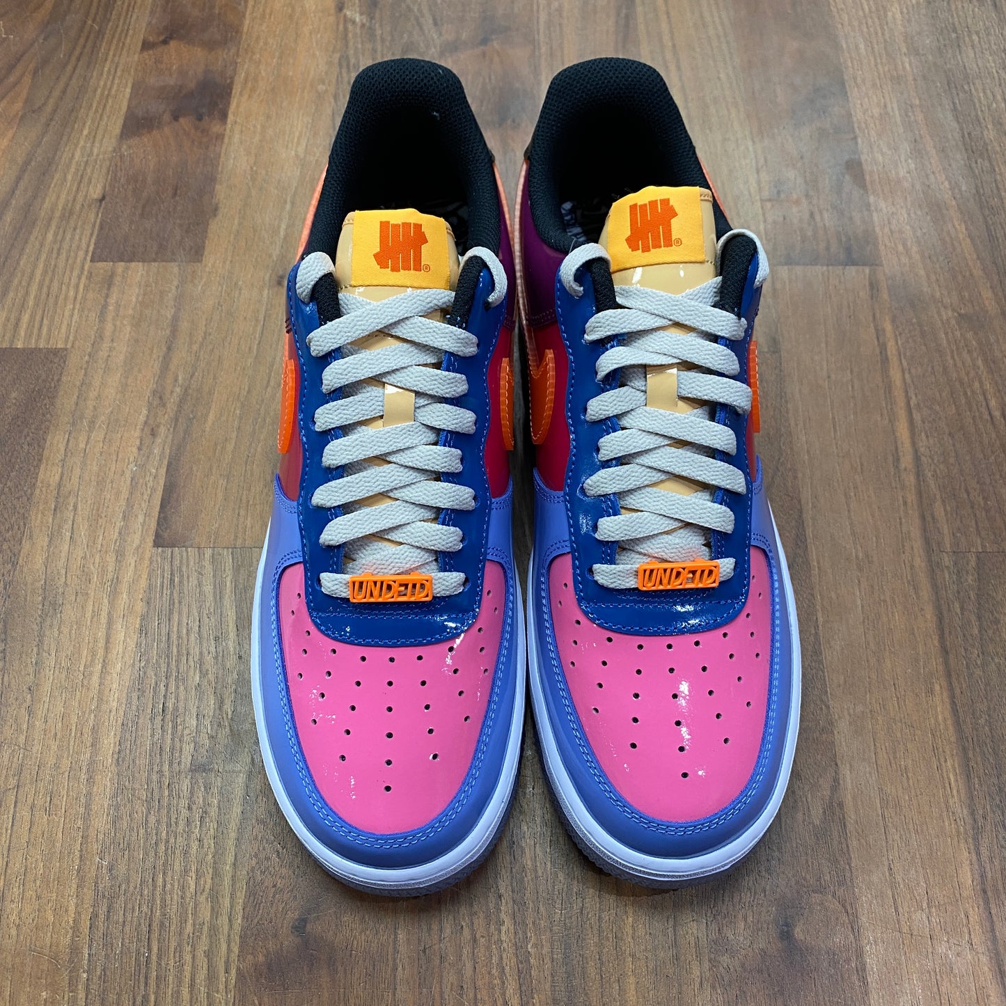 Nike air force one Undefeated Multi-Patent Total Orange Size 9.5 NEW s14012