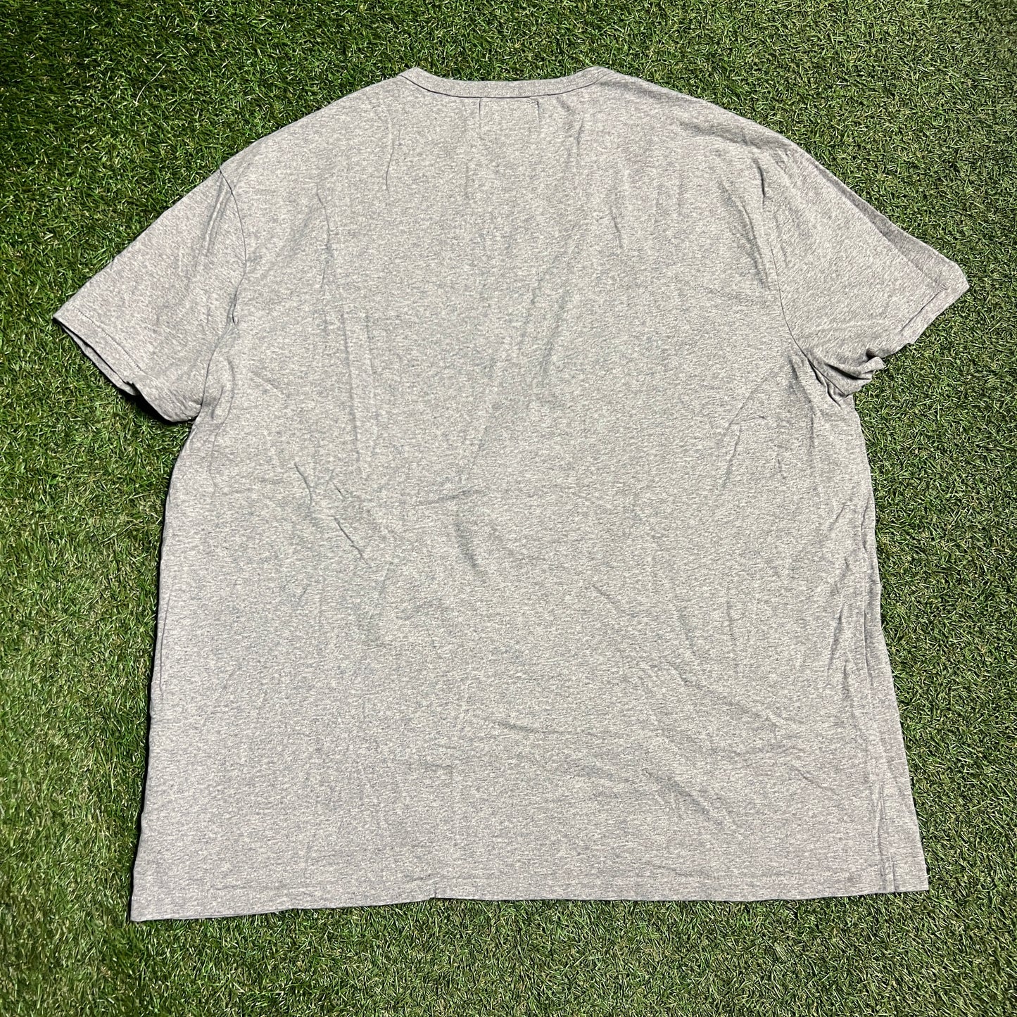 Polo RL 5th Flag Grey Tee Size XL USED v14122