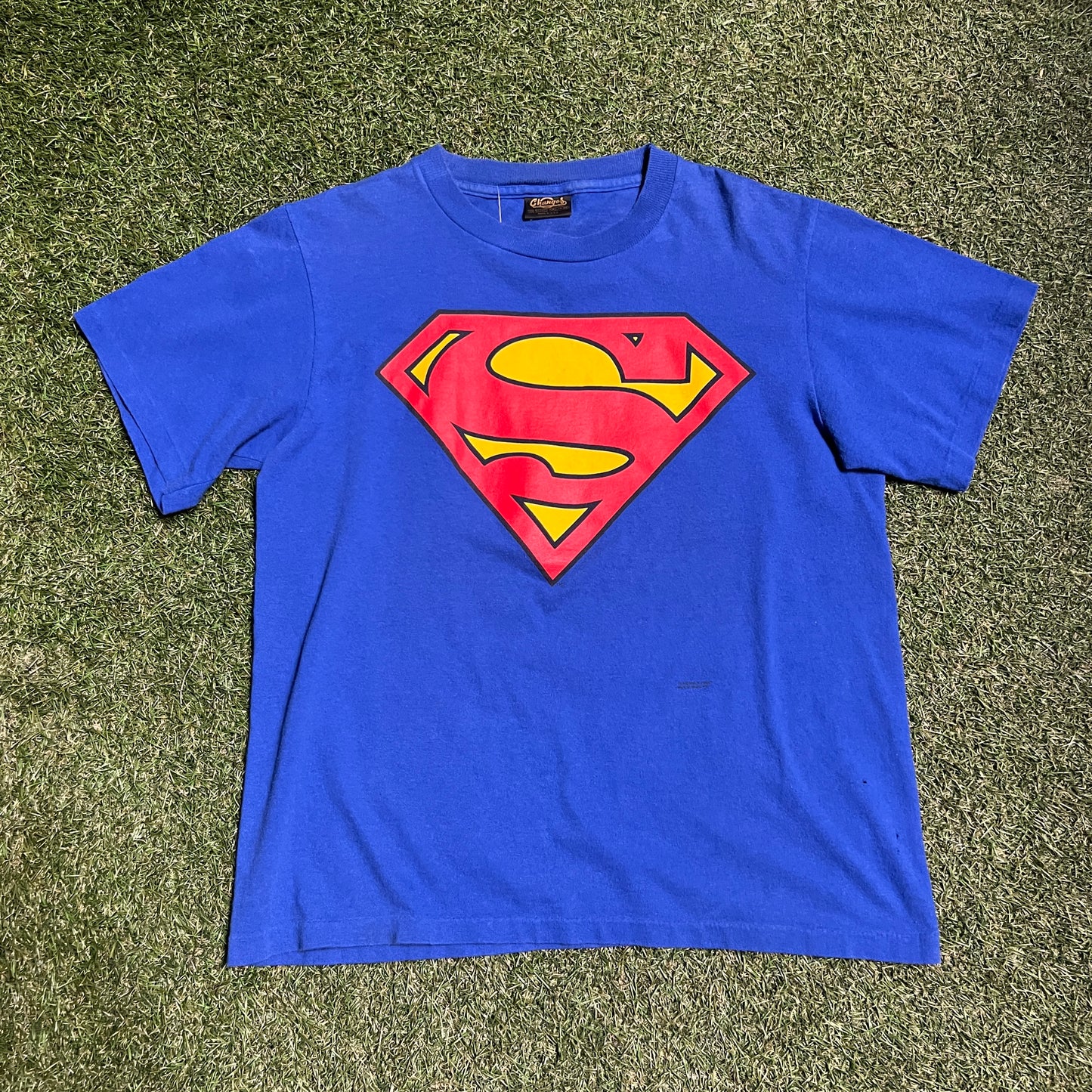 Superman 1990s tee Size Large USED v1082
