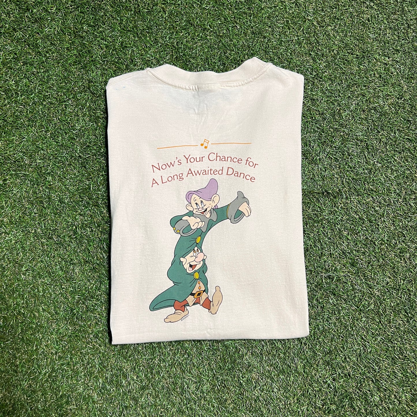 Snow white now's your chance tee white Size XL USED v12754