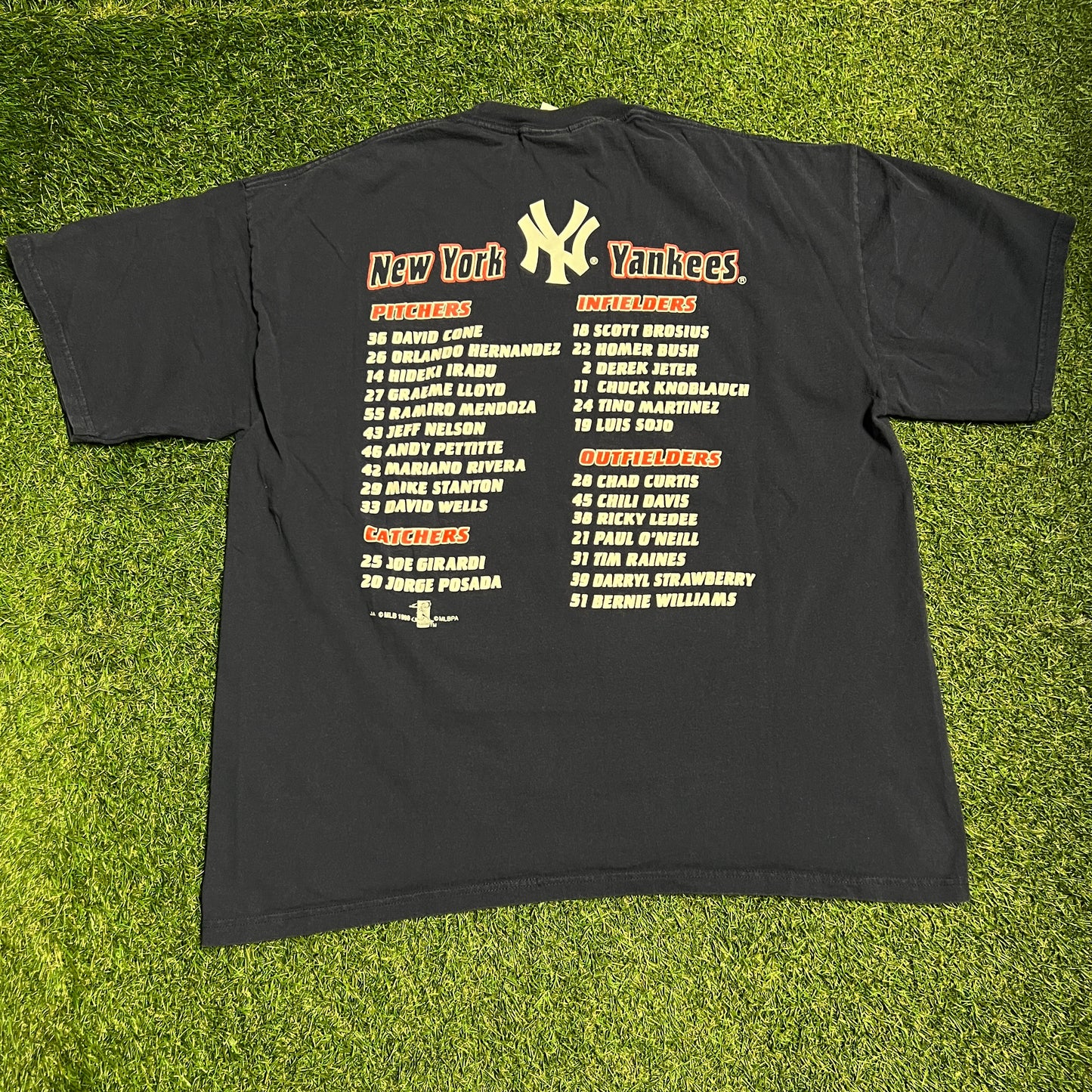 1998 The Greatest Team of All Time Navy Tee Size XL USED v14158