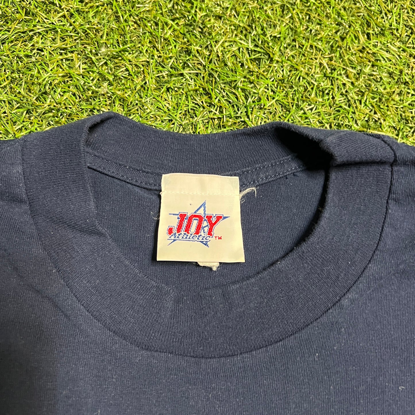 1999 David Cone 27 Up 27 Down Navy Tee Size XL USED v14154