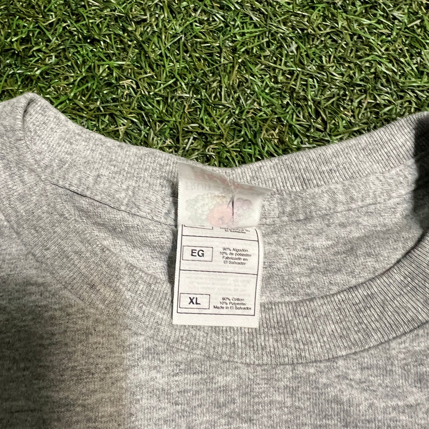 05 Yankees Opening Day Photo Team Grey Tee Size XL USED v14160