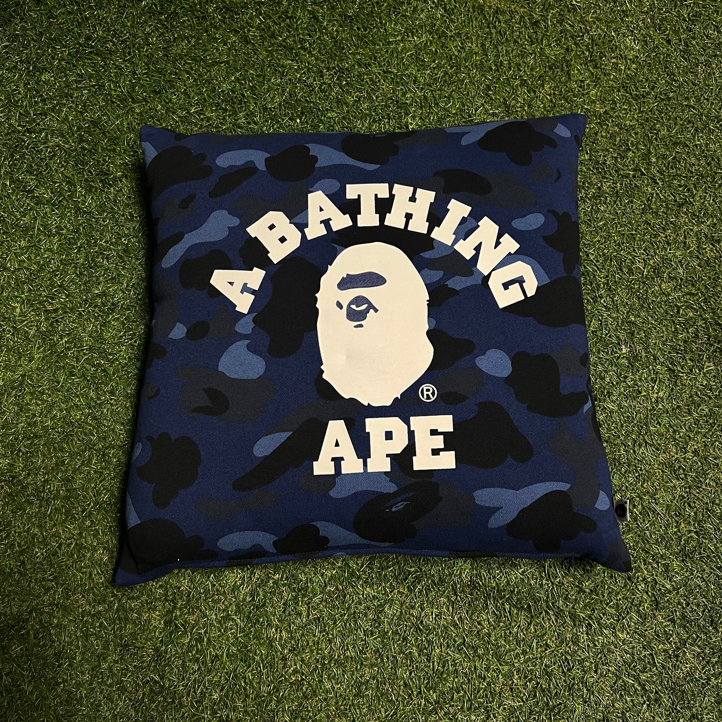 Bape Blue Camo Pillow NEW x12534