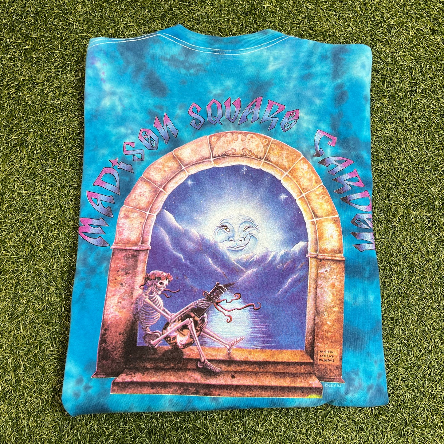 Grateful Dead 1993 Skeleton By Window & Sun Tee Size XXL USED v8253