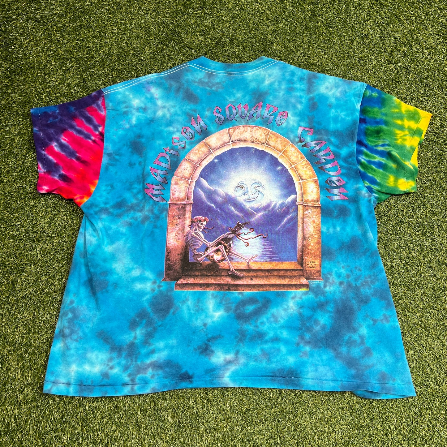 Grateful Dead 1993 Skeleton By Window & Sun Tee Size XXL USED v8253