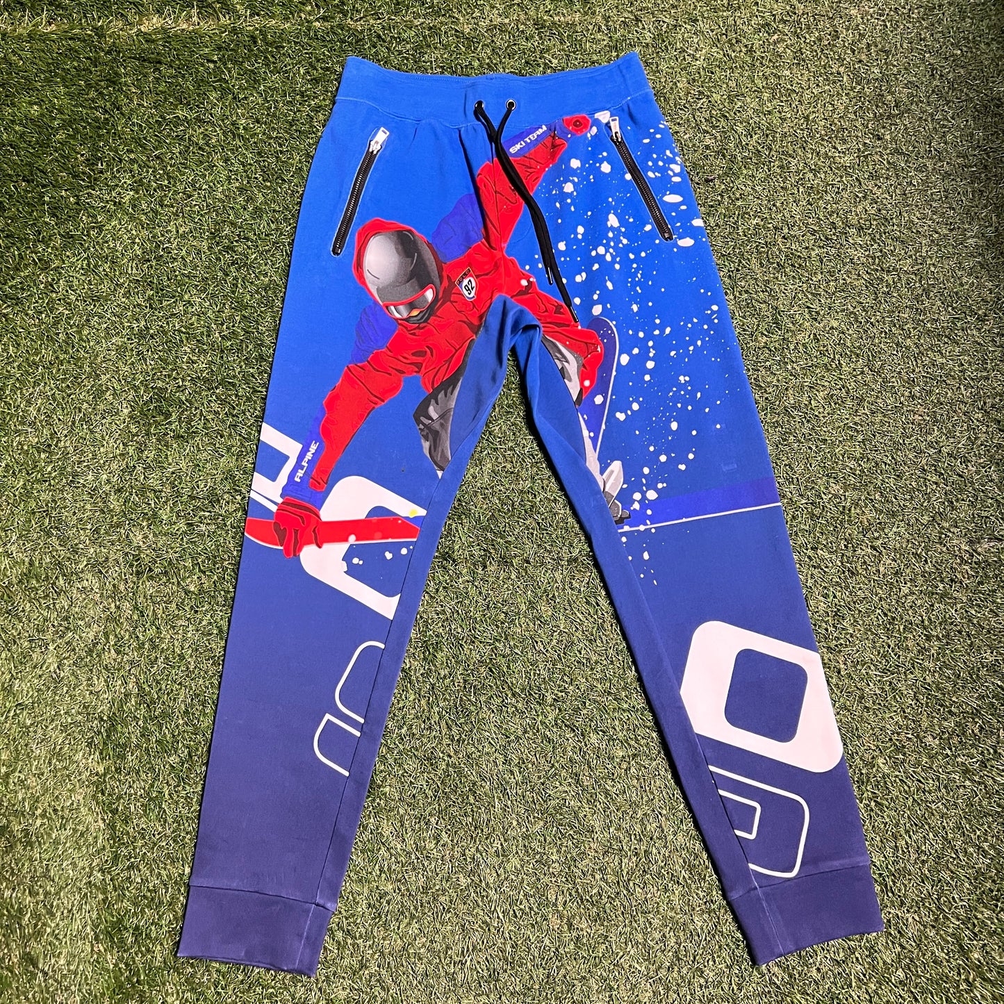 Polo Full Print Pants Size XS NEW v3005