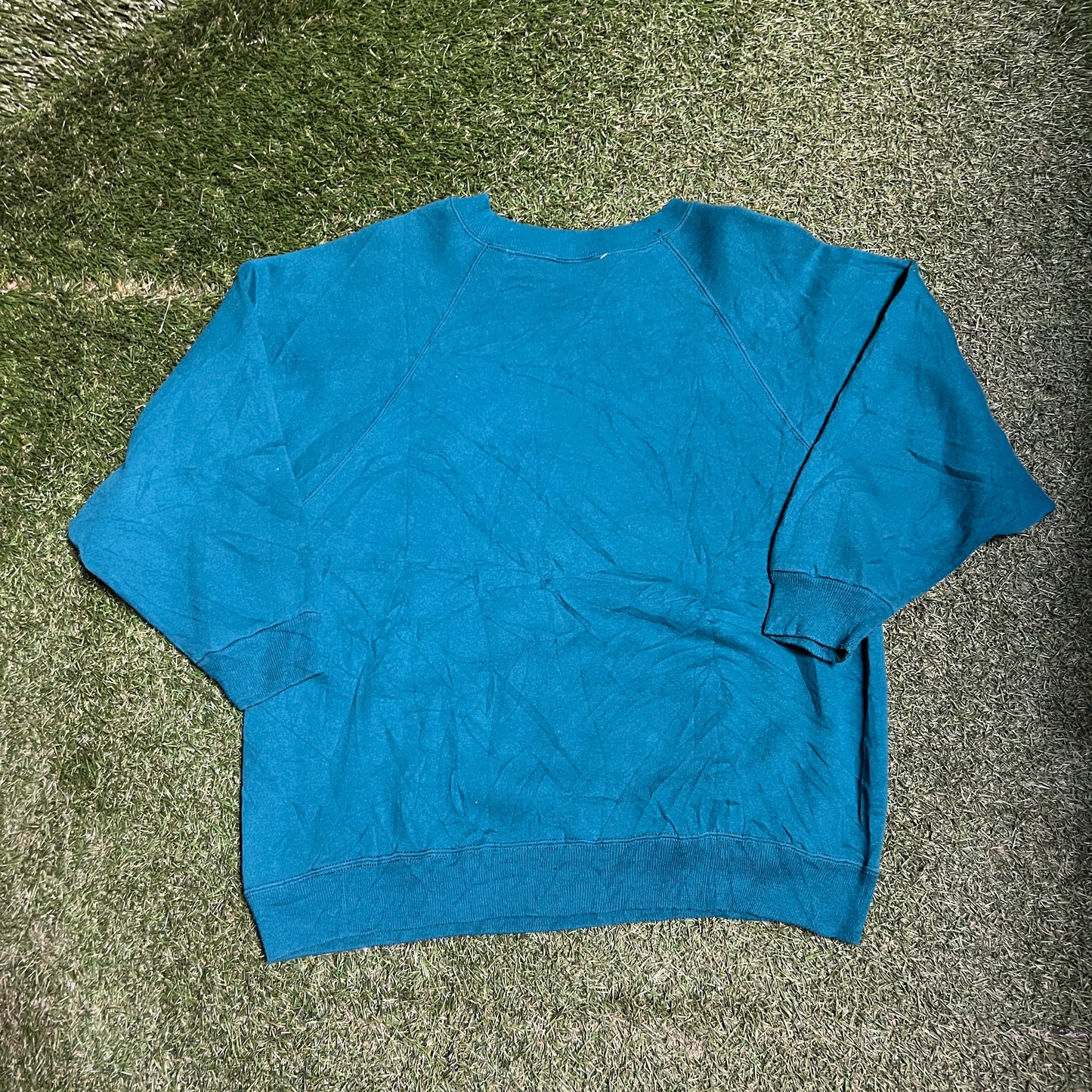 Harley Davidson Crewneck Aqua No Size tag Size Large USED V10849