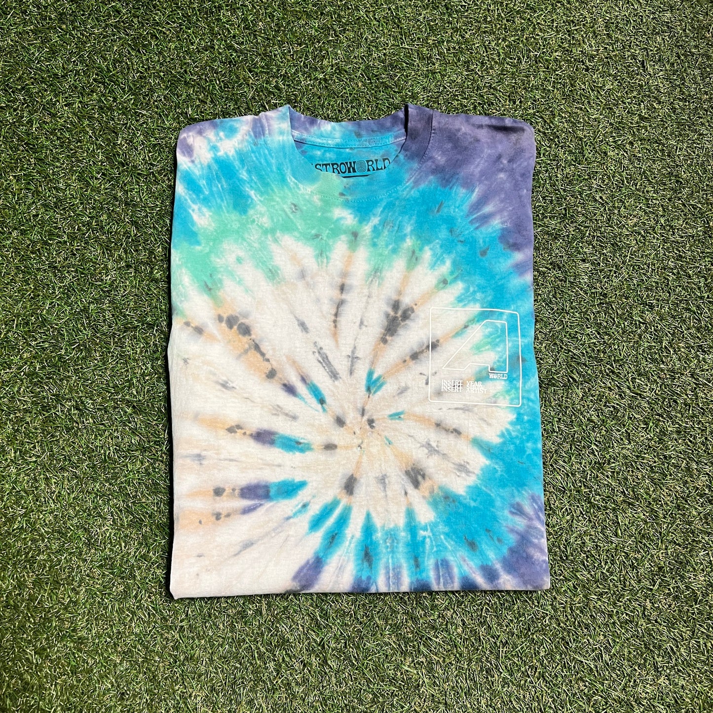 Travis Scott Astro Wolrd Manifestation Ball Tee Size Medium USED