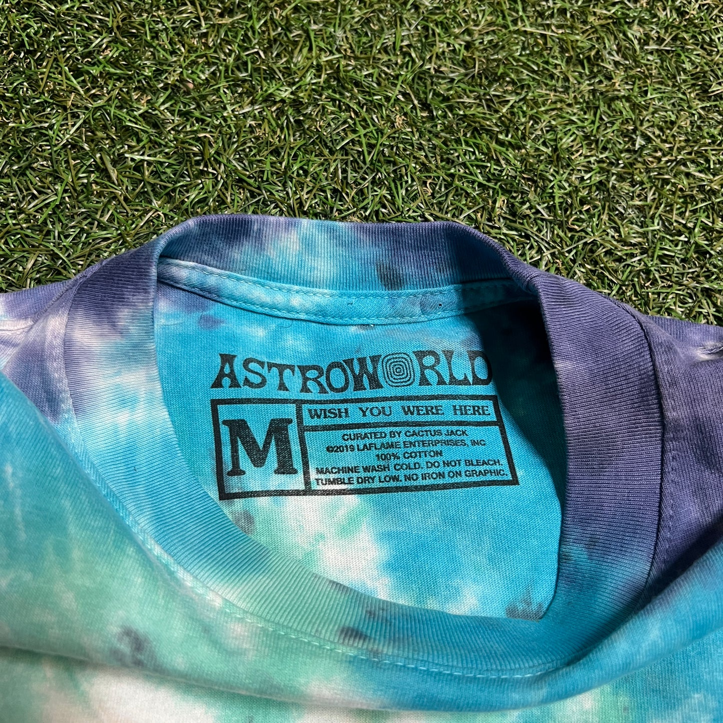 Travis Scott Astro Wolrd Manifestation Ball Tee Size Medium USED