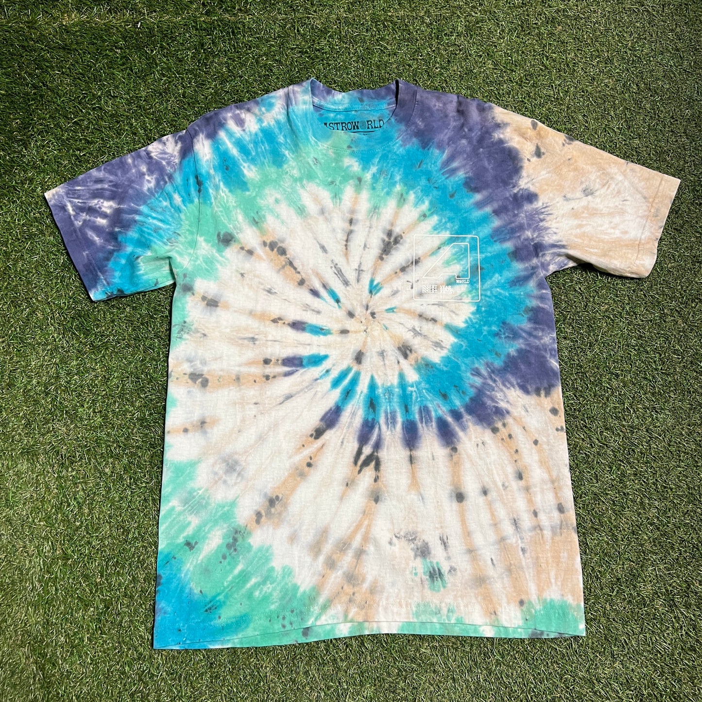 Travis Scott Astro Wolrd Manifestation Ball Tee Size Medium USED