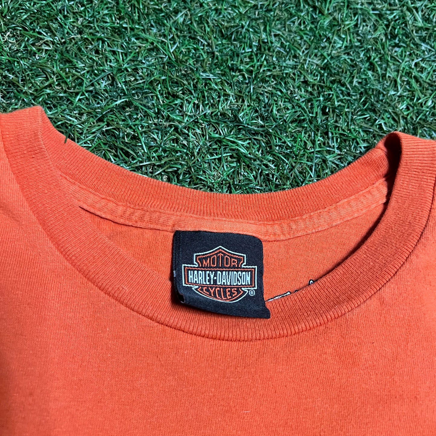 2014 Harley Davidson Captial Brussels Orange Tee Size XL USED v15148