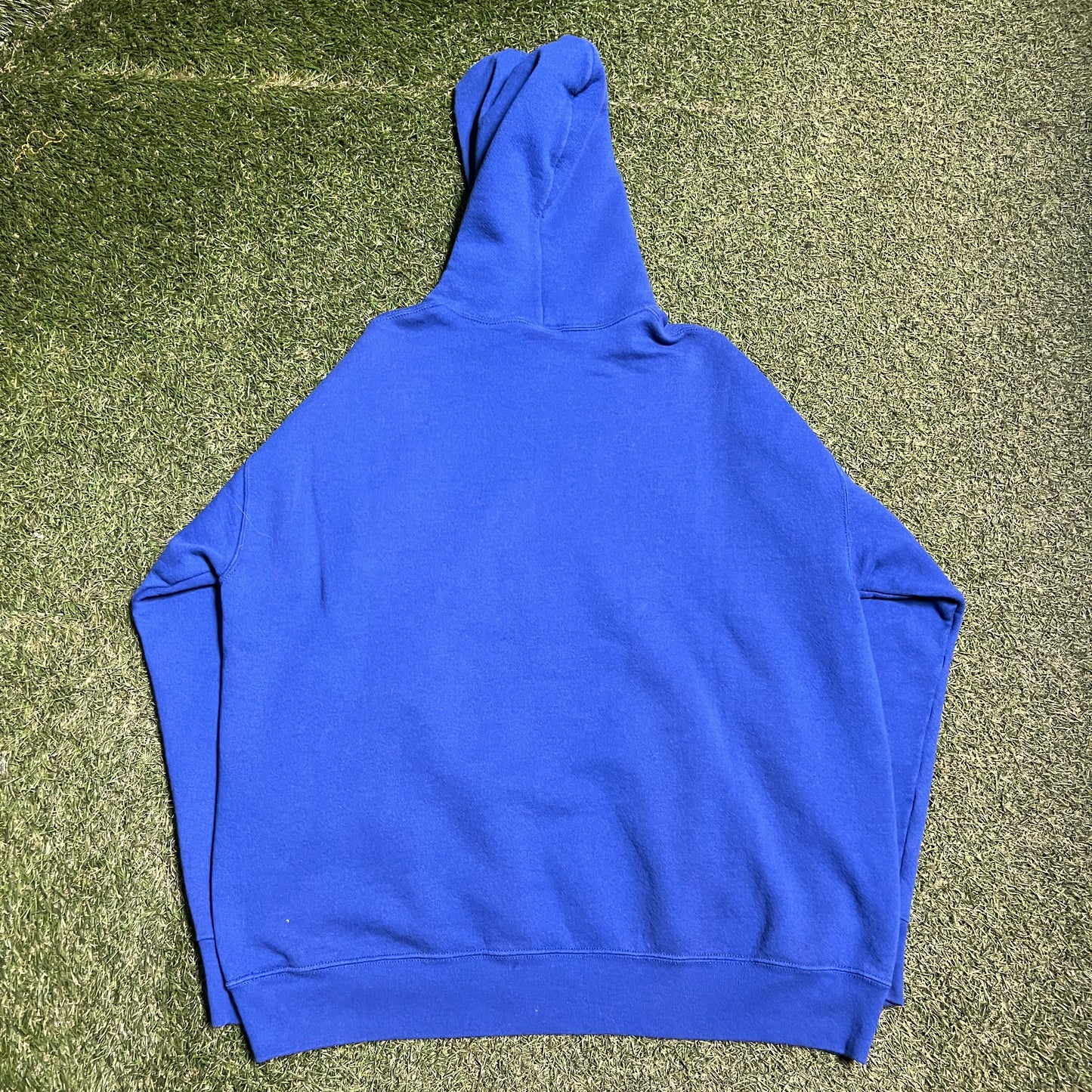 2010s New York Giants Embroidery Middle Logo Blue Hoodie Size XL USED v15154