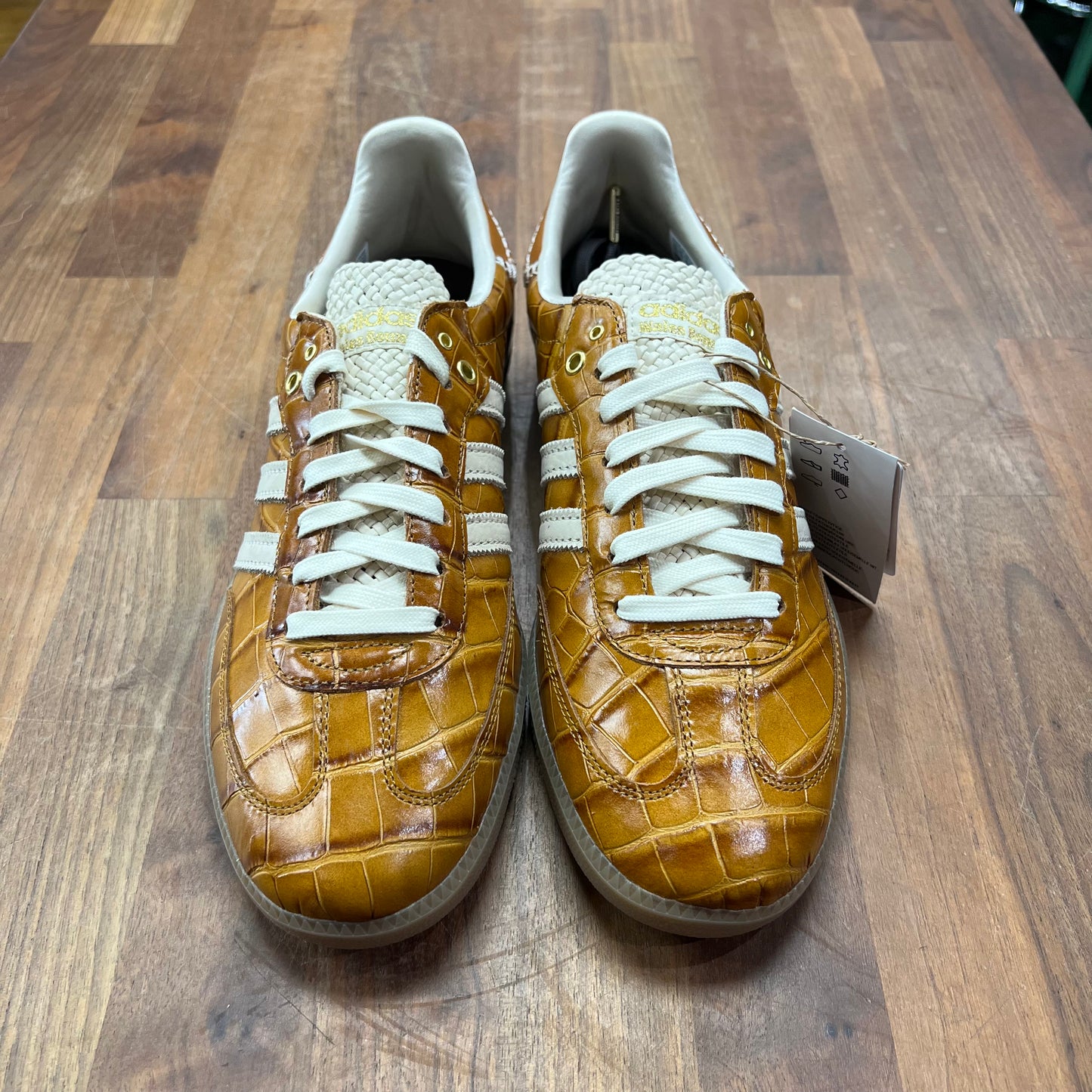 Adidas Samba Wales Bonner Brown Croc Size 11.5 NEW s16031
