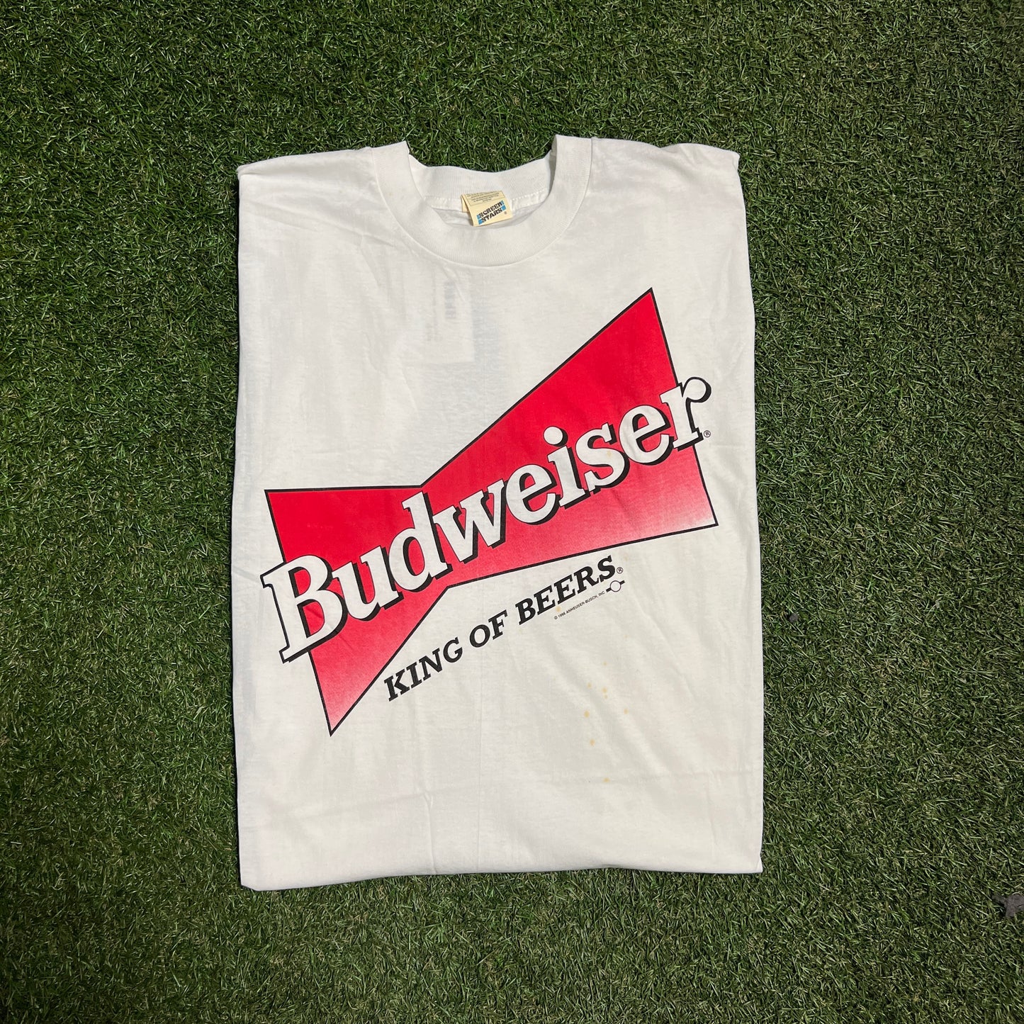 King of bud beer 1996 Tee Size XL NEW v1184