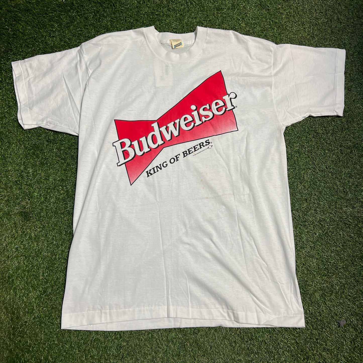King of bud beer 1996 Tee Size XL NEW v1184