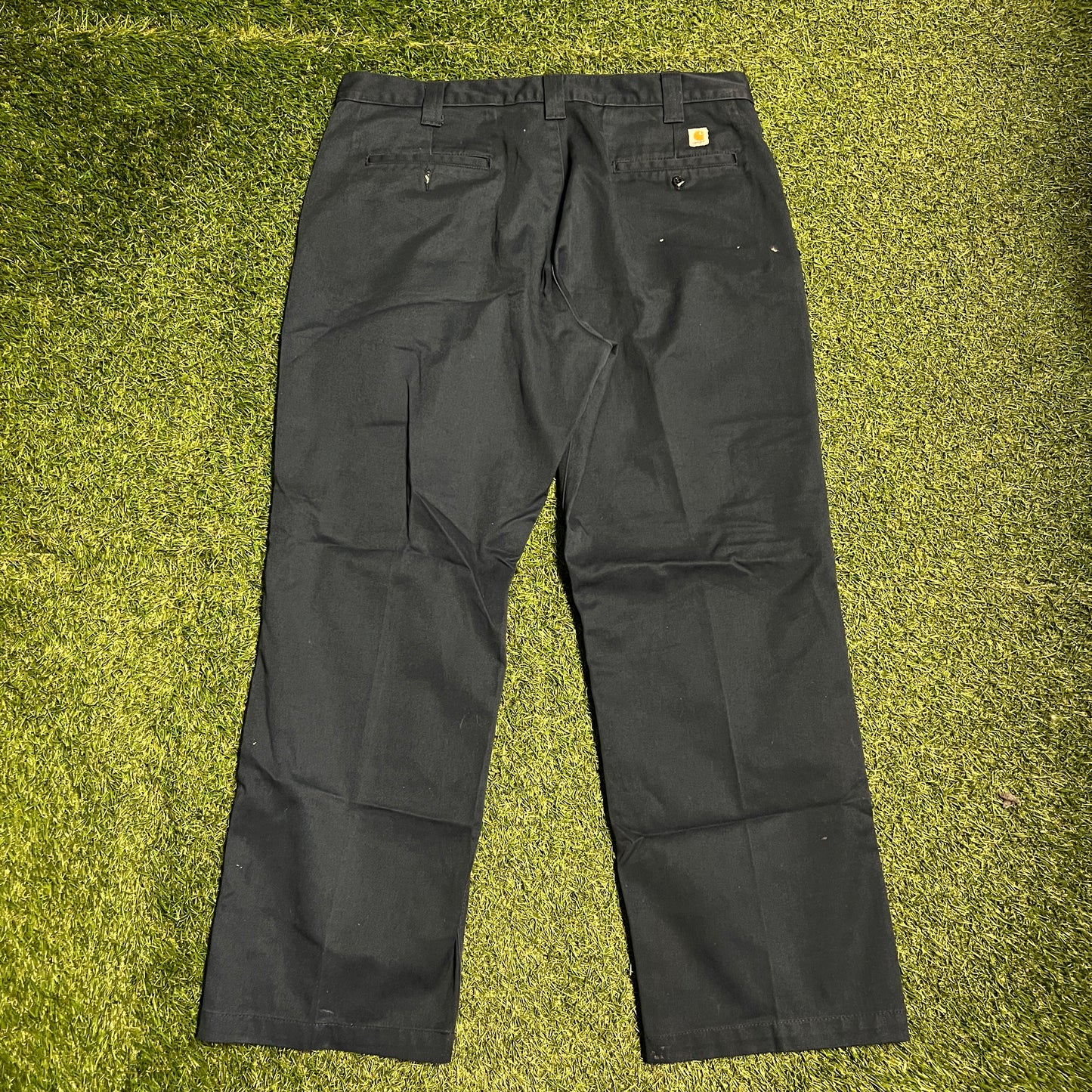 Carhartt Navy Blue Work Pants Size 38x30 USED V10802