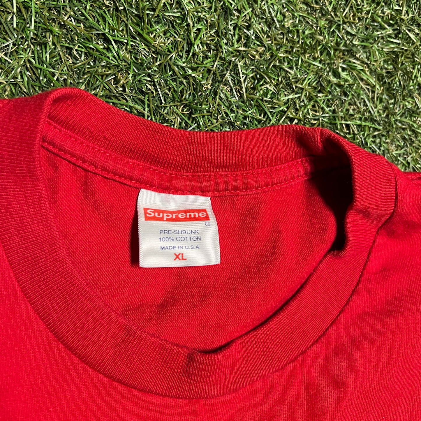 Supreme I Love Satan Red Tee Size XL USED x11707