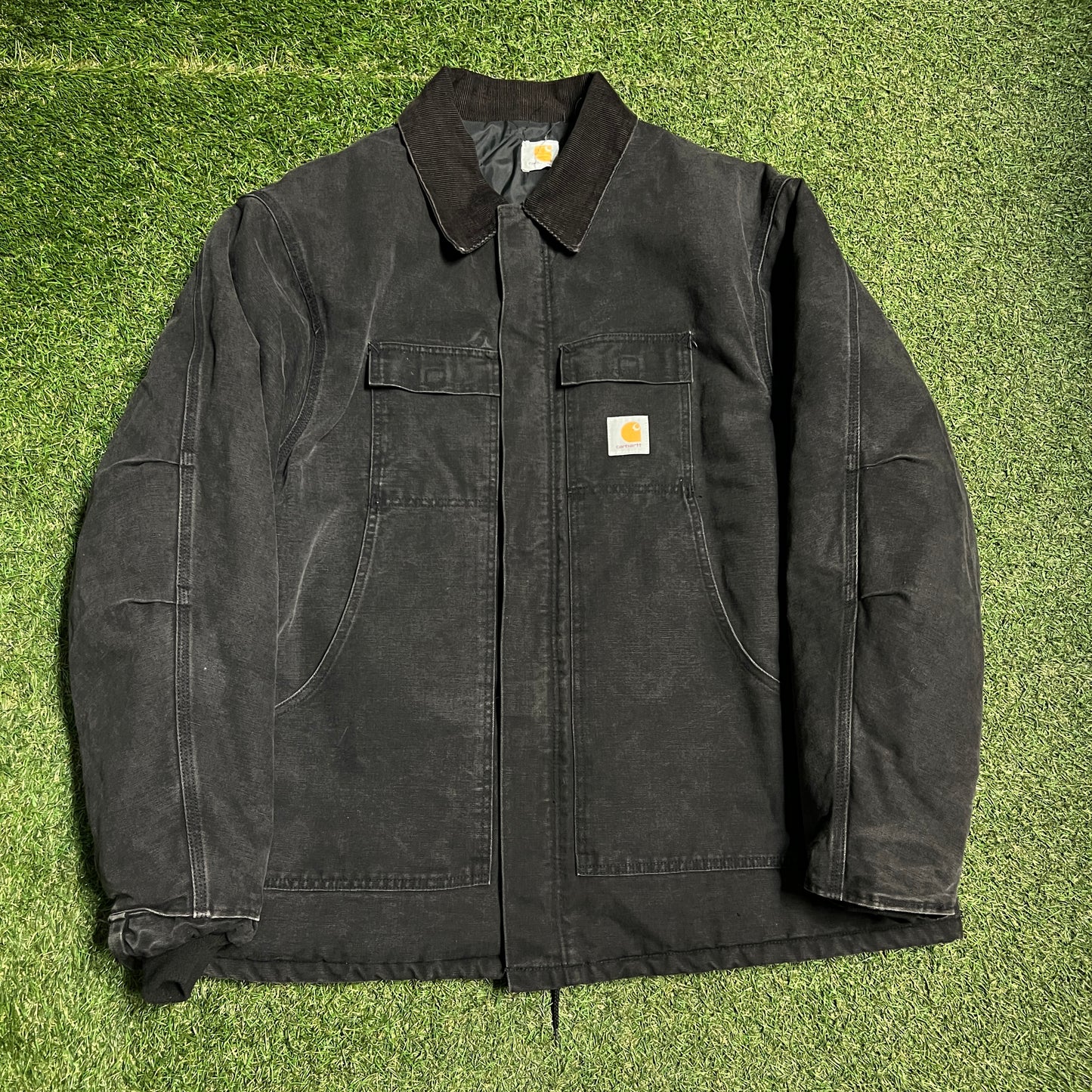 Carhartt Shoreline Quilt Inline Black Jacket Size XL USED v15176