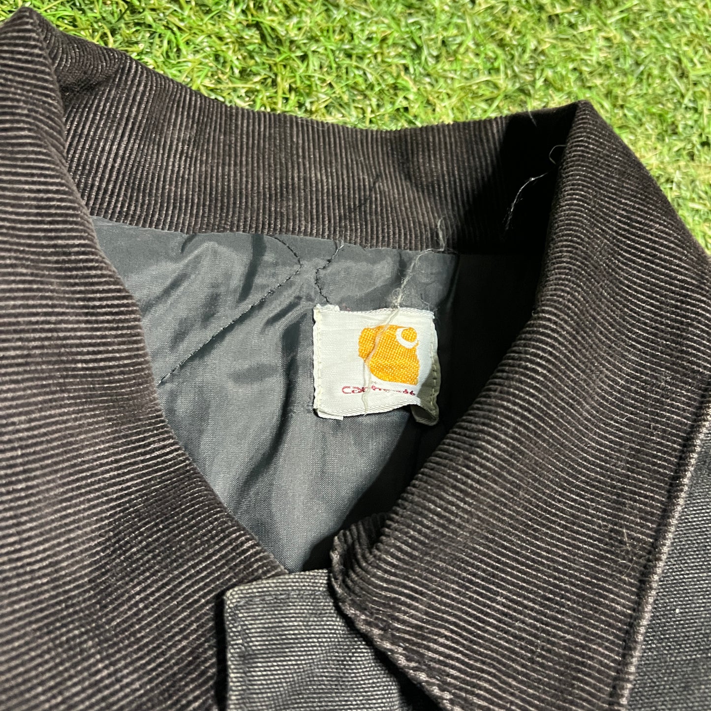 Carhartt Shoreline Quilt Inline Black Jacket Size XL USED v15176