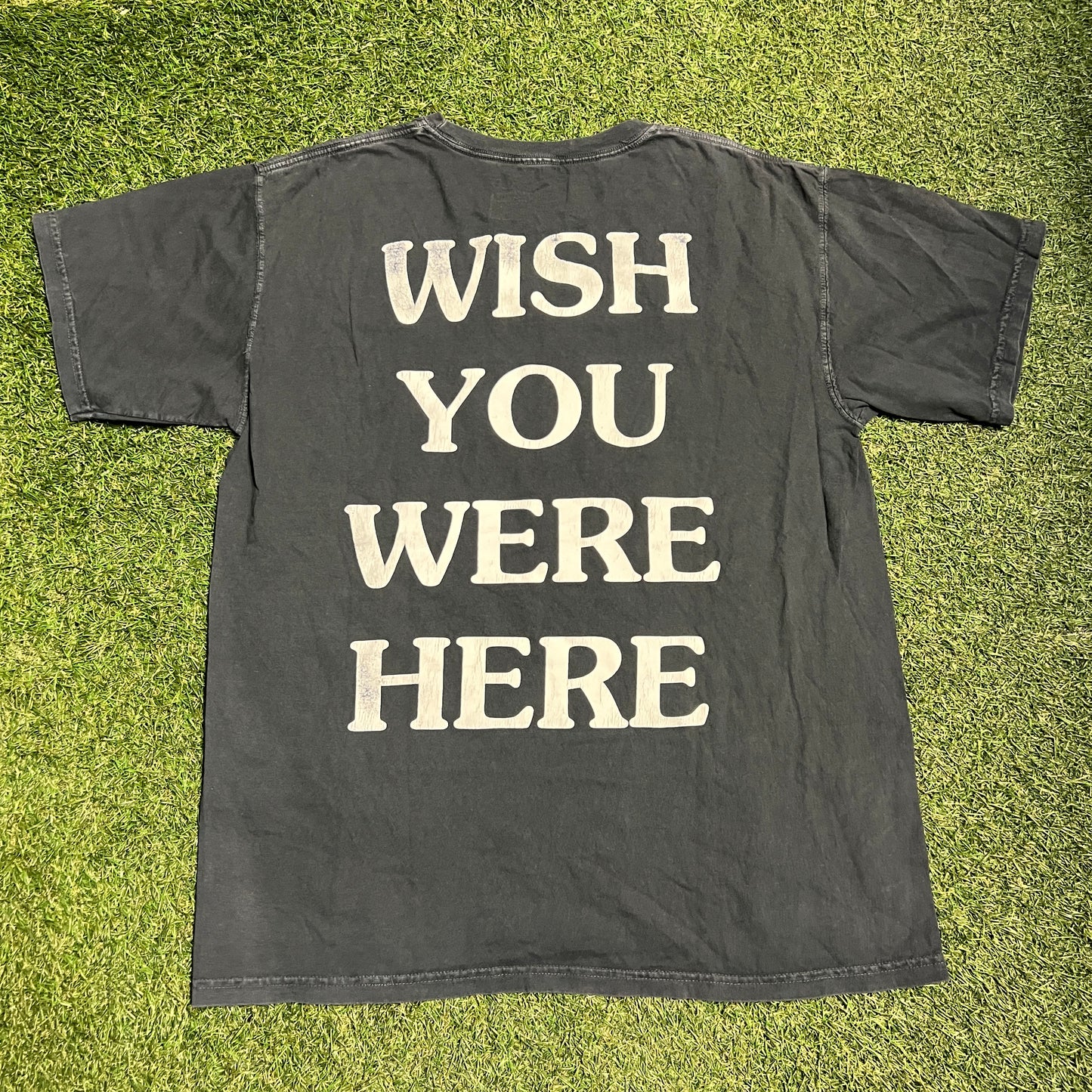 Travis Scott Astroworld I went to Astroworld Black Tee Size Large USED x11706