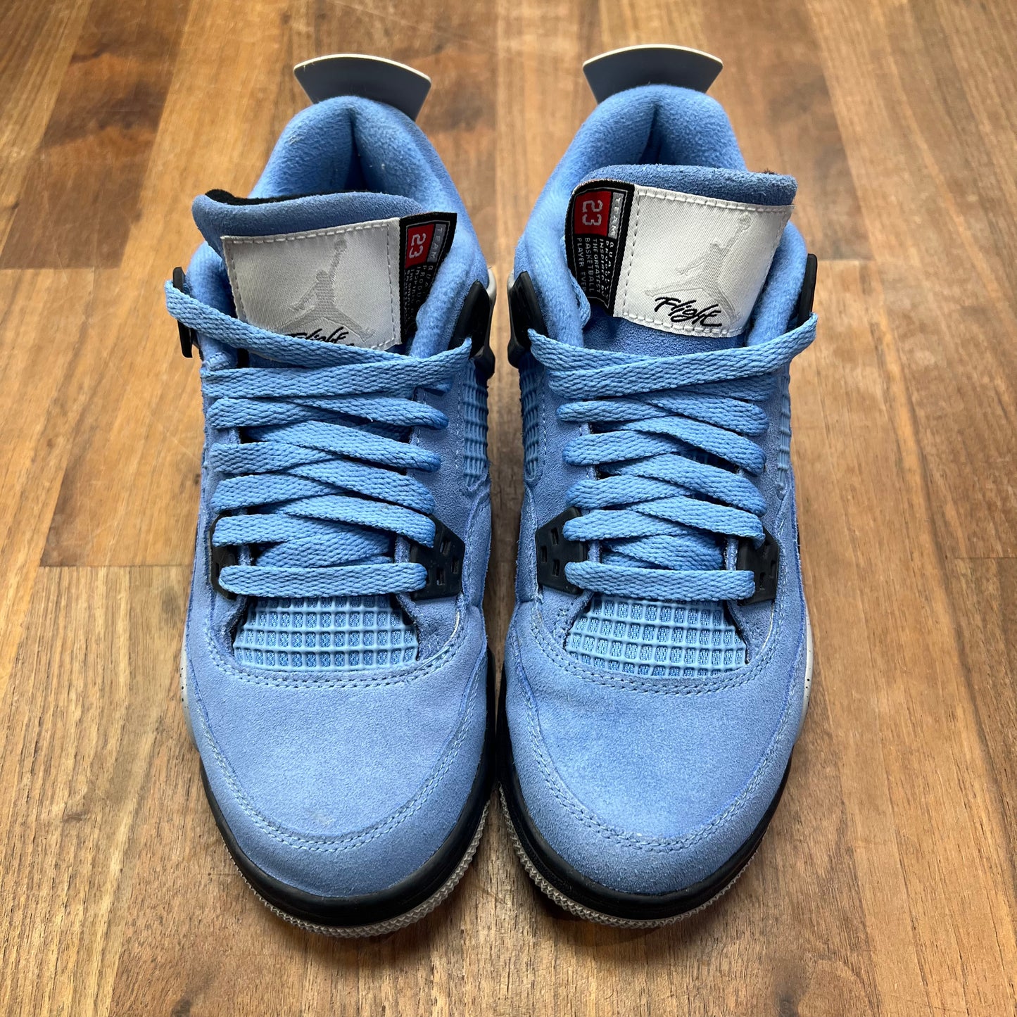 Jordan 4 University Blue Size 5y USED s16188