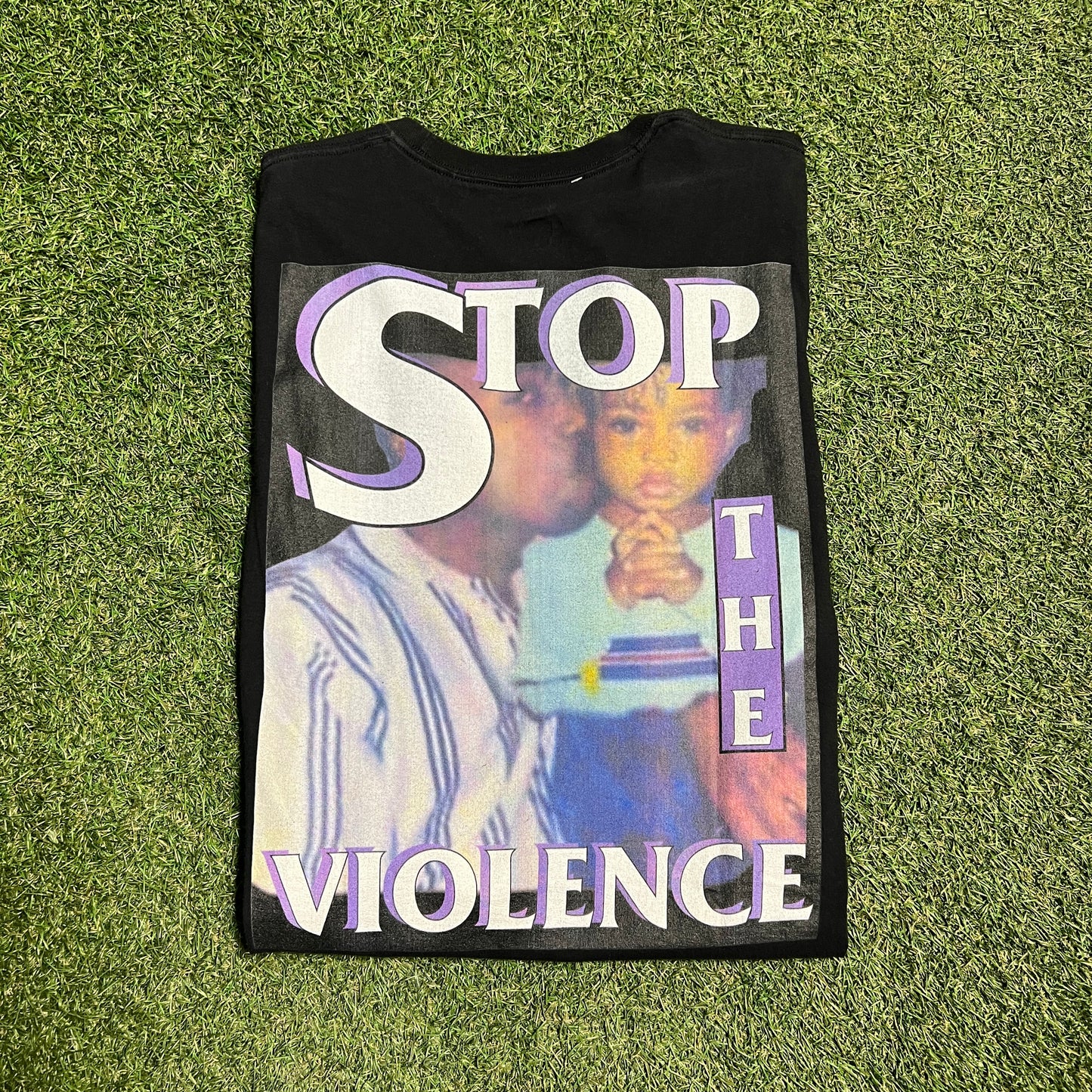 XXX Tentacion RIP Black Tee Size Medium USED v4358
