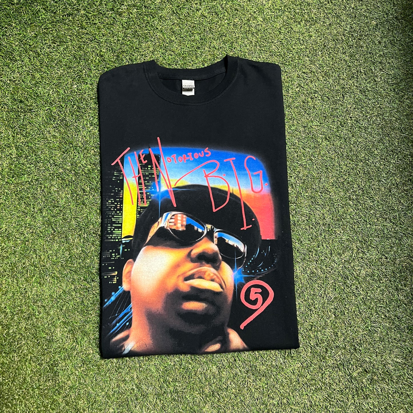 5am The Notorious B.I.G. Ready to Die, Life After Death Black Tee Size XL USED v13382