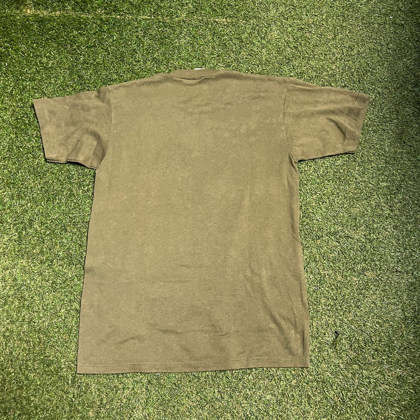 1980s Army of God Olive Tee Size XL USED v15212