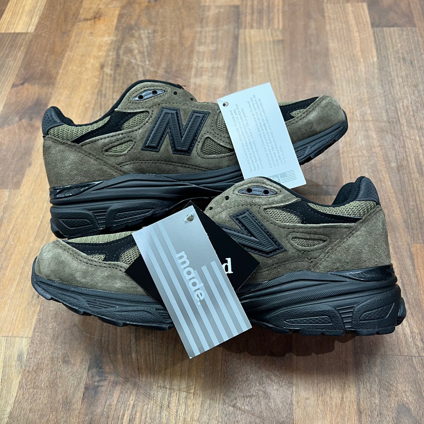 New Balance 990v3 JJJJound Brown Black Size 5.5 NEW s16208