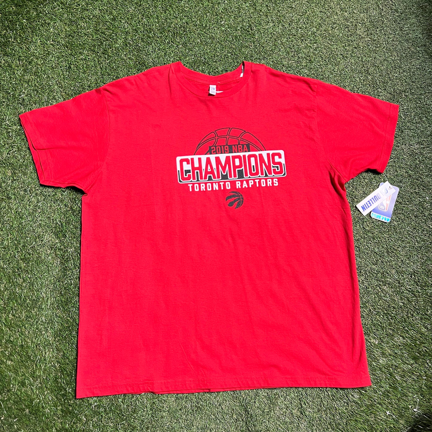 2019 nba champion toronto raptor shirt red Size XXL NEW