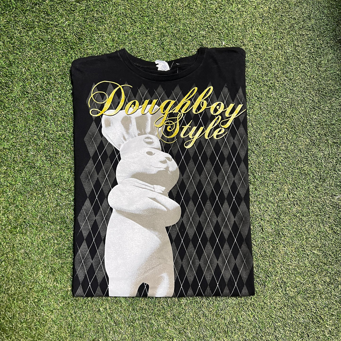 PillsDough Boy Style Graphic Tee Size XL USED v11716